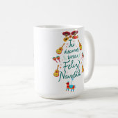 Feliz navidad koffiemok (Voorkant rechts)