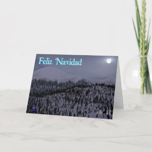 Feliz Navidad - koude nacht in daho Feestdagen Kaart