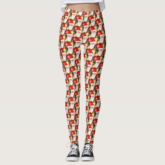 Feliz Navidad  Leggings (Voorkant)