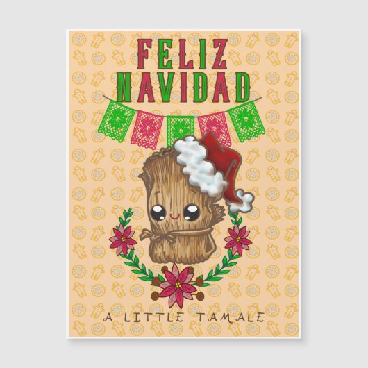 Feliz Navidad - Little Tamale (geel) (Voorkant)