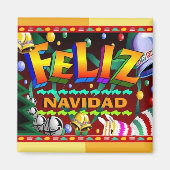 Feliz Navidad magneet (Voorkant)