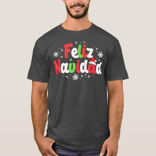 Feliz Navidad Matching Family Spaanse Kerstmis T-shirt