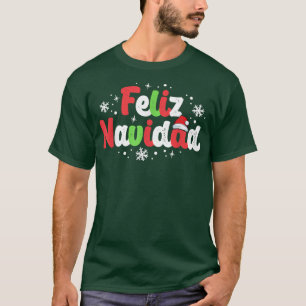 Feliz Navidad Matching Family Spaanse Kerstmis T-shirt