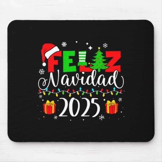 Feliz Navidad Matching Family Spanish Christmas Me Muismat (Voorkant)