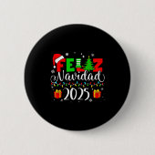 Feliz Navidad Matching Family Spanish Christmas Me Ronde Button 5,7 Cm (Voorkant)