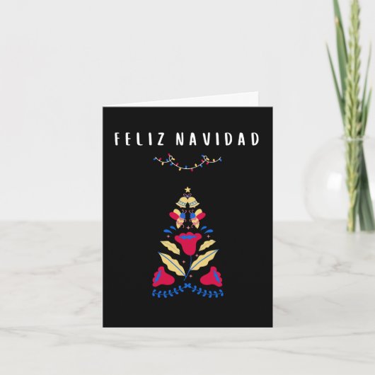Feliz Navidad Mexicaans Spaans Kerstfeest Kaart (Voorkant)