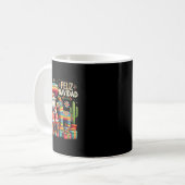 Feliz Navidad Mexicaanse Grappige Kerstfeest Koffiemok (Voorkant links)