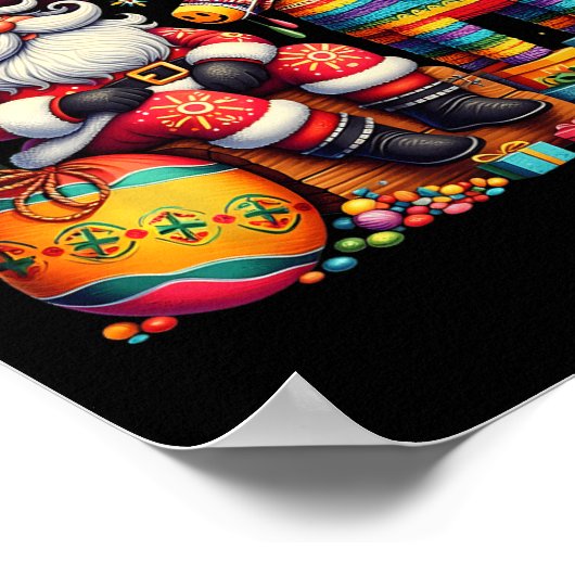 Feliz Navidad Mexicaanse Grappige Kerstfeest Poster (Hoek)