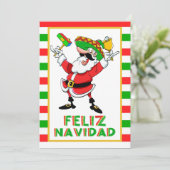 Feliz Navidad Mexicaanse kerstkerstkerstkerstkerst Feestdagenkaart (Staand voorkant)