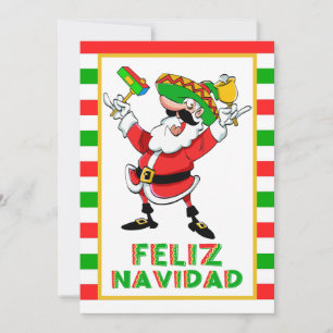 Feliz Navidad Mexicaanse kerstkerstkerstkerstkerst Feestdagenkaart