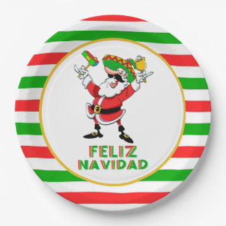 Feliz Navidad Mexicaanse kerstkerstkerstkerstkerst Papieren Bordje