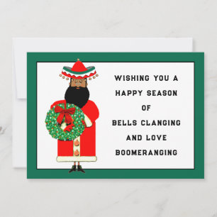 Feliz Navidad Mexicaanse Kerstman Kerstkaart