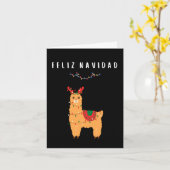 Feliz Navidad Mexicaanse Spaanse Kerstmis Kaart (Gele Bloem)