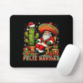 Feliz Navidad Mexican Christmas Santa Sombrero Cac Muismat (Met muis)