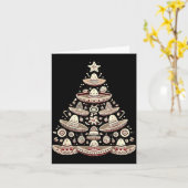 Feliz Navidad Mexican Sombrero Christmas Tree Men  Kaart (Gele Bloem)