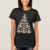 Feliz Navidad Mexican Sombrero Christmas Tree Men  T-shirt (Voorkant)