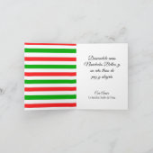 Feliz Navidad Mexico Kerstman Feestdagen Kaart (Binnen)