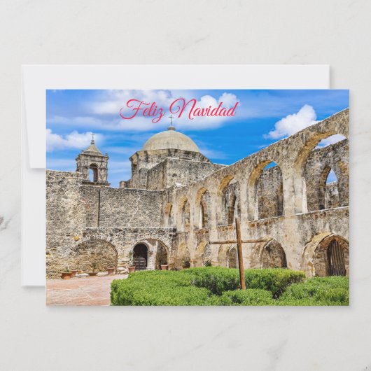 Feliz Navidad, Misión de San José, Holiday Card Feestdagenkaart (Voorkant)