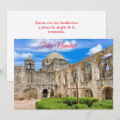 Feliz Navidad, Misión de San José, Holiday Card Feestdagenkaart (Voorkant / Achterkant)