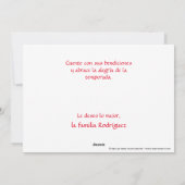 Feliz Navidad, Misión de San José, Holiday Card Feestdagenkaart (Achterkant)