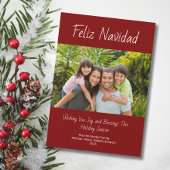 Feliz Navidad Modern familie - Kerstfeest Feestdagenkaart