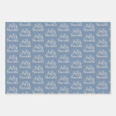 Feliz Navidad Modern kerstfeestdag Inpakpapier Vel (Voorkant 3)