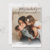 Feliz Navidad Modern kerstfotokaart Kaart (Voorkant)