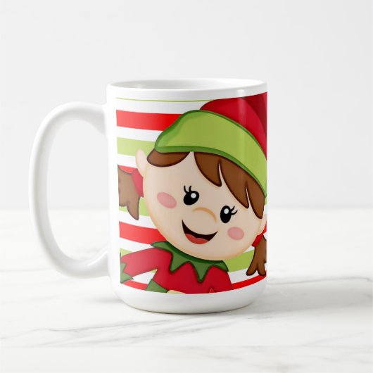 "Feliz Navidad" Mok, 15 oz Koffiemok (Links)