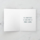 Feliz Navidad Mousserende Boom Feestdagen Kaart (Binnen)