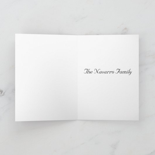 Feliz Navidad Neon Sombrero Holiday Kaart (Binnen)