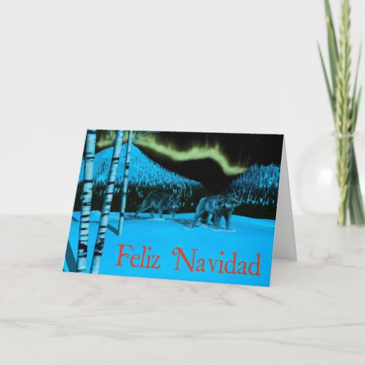 Feliz Navidad - Night Patrol Feestdagen Kaart (Voorkant)