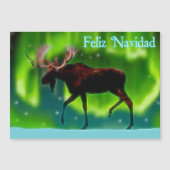 Feliz Navidad - Northern Lights Moose (Voorkant)