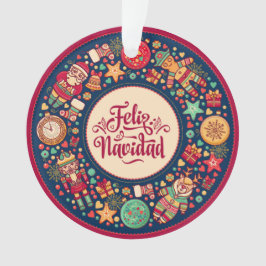 Feliz Navidad Ornament