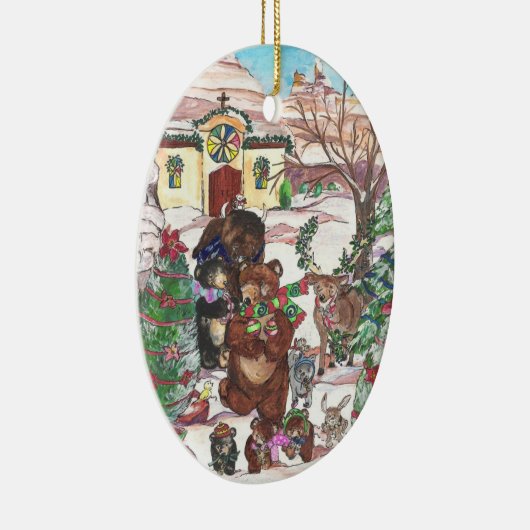 Feliz Navidad Ornament (Rechts)