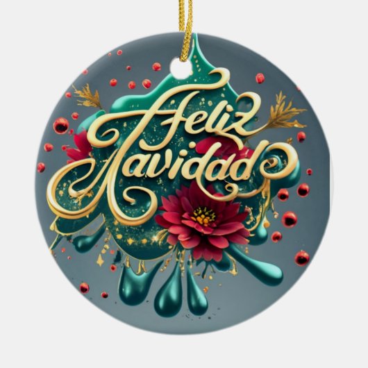 Feliz Navidad Ornament (Voorkant)