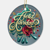 Feliz Navidad Ornament (Links)