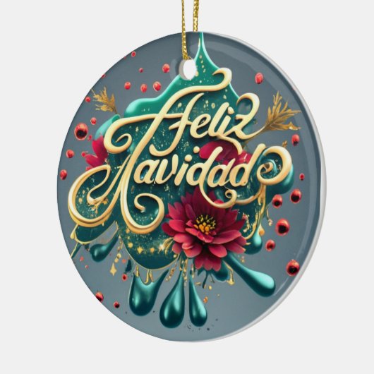 Feliz Navidad Ornament (Links)