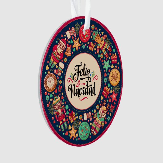 Feliz Navidad Ornament (voorkant)