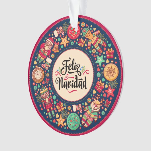 Feliz Navidad Ornament (voorkant)