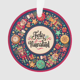 Feliz Navidad Ornament