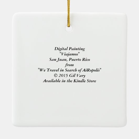 Feliz Navidad. Ornament (Achterkant)