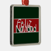 Feliz Navidad Ornament (Rechts)