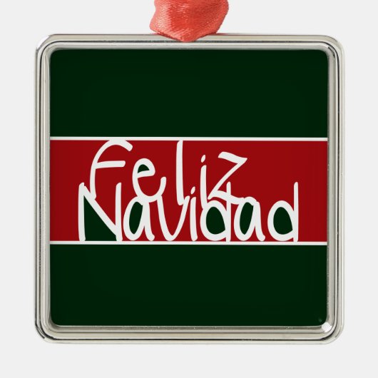 Feliz Navidad Ornament (Voorkant)