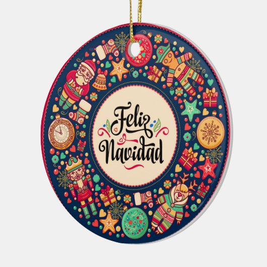 Feliz Navidad Ornament (Links)
