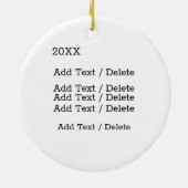 Feliz Navidad Ornament (Achterkant)