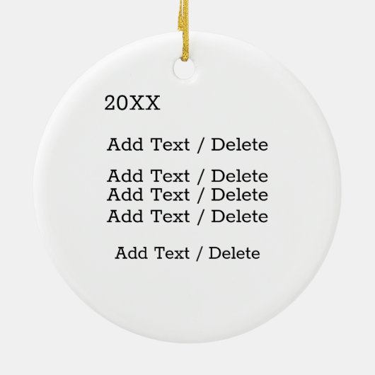 Feliz Navidad Ornament (Achterkant)