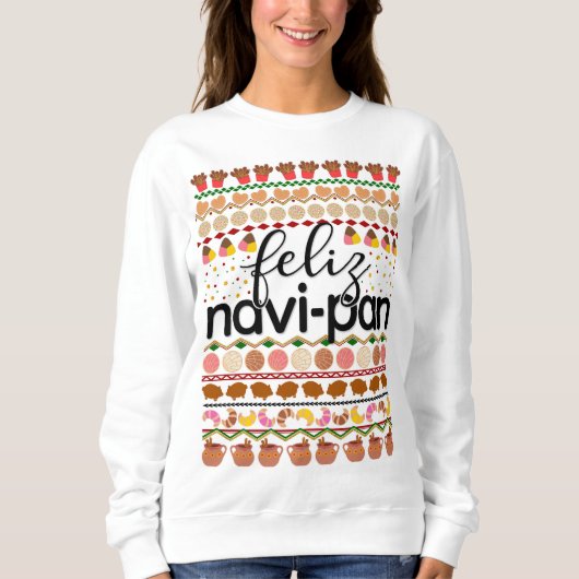 Feliz Navidad Pan Dulce Sweater (Voorkant)