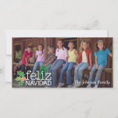 Feliz Navidad - Panoramische of horizontale foto Feestdagenkaart (Voorkant)