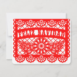 Feliz Navidad Papel Picado Feestdagenkaart
