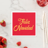 Feliz Navidad Paper Napkin Servet (Insitu)